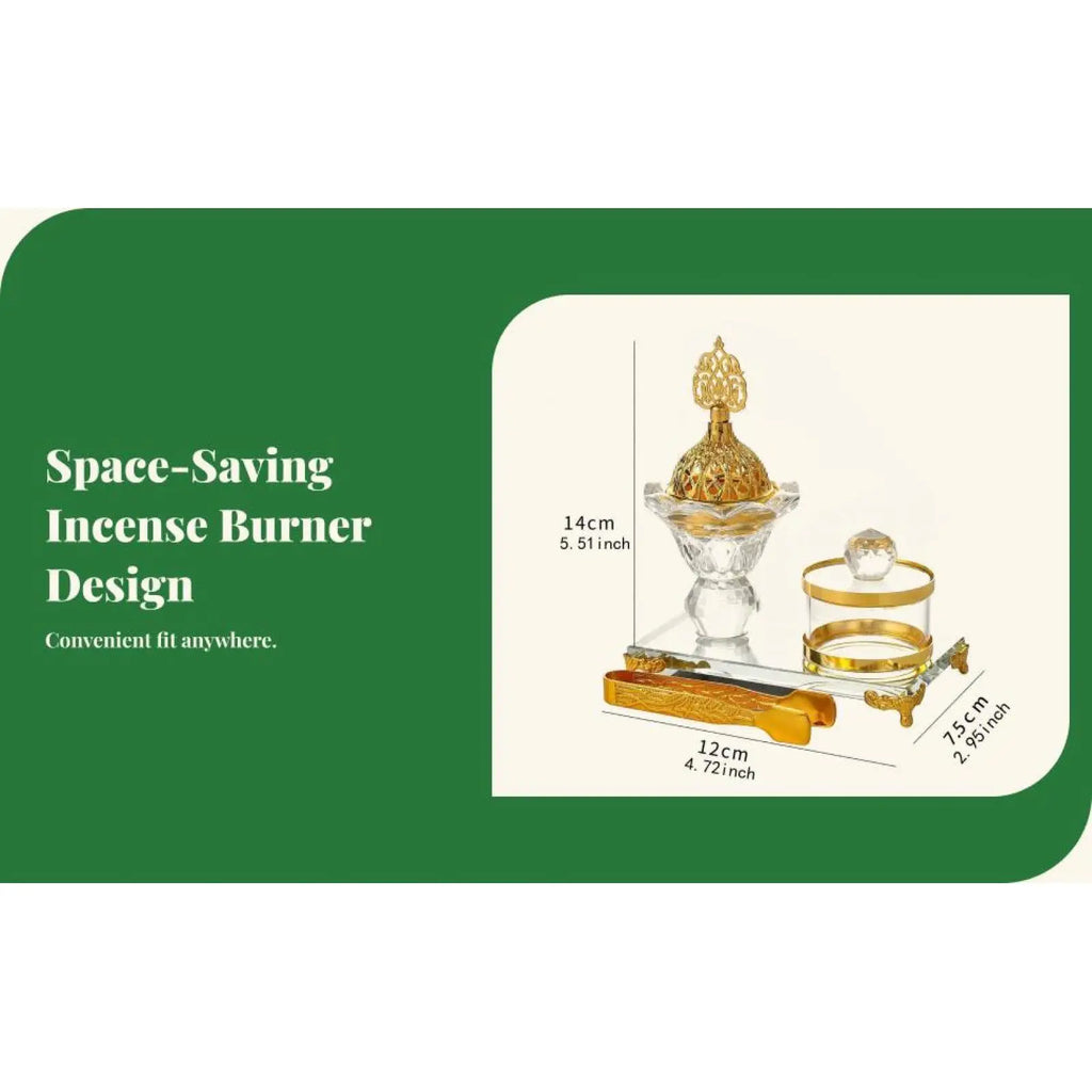 AGARE Majestic – Crystal Incense Burner Set